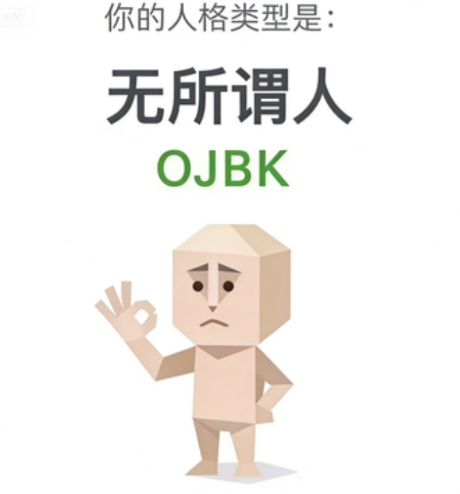 OJBK（无所谓人）角色图